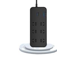 公牛（BULL） GN-H3060 插排 总控6位 3米 抗电涌（单位：个）黑色