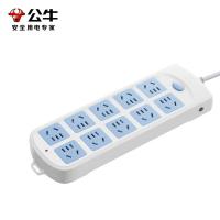 公牛（BULL） GN-605 排插 10位总控 5米 （单位：个）白色