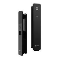 萤石 智能锁 双摄双画面可视门铃 Y3000FVX 前面板：   388.5*68.6*51.2mm 后面板：   380.6*68.6*52mm (单位:台) 黑色