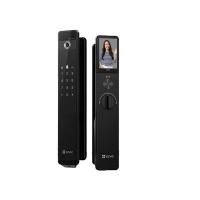 萤石 智能锁 双摄双画面可视门铃 Y3000FVX 前面板：   388.5*68.6*51.2mm 后面板：   380.6*68.6*52mm (单位:台) 黑色