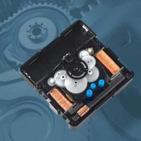 TIMESS p47-4 万年历温度石英挂钟 14英寸  (单位：个 )轻奢蓝