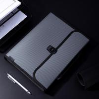 得力（deli） 5555 风琴包 A4 13格 灰色 (单位:个)