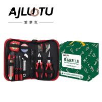 爱萝兔 ALT-GJ18 精品家用工具套装 牛津包*1+卷尺*1+绝缘胶带*1+美工刀*1+活动扳手*1+一字螺丝刀*1+十字螺丝刀*1+内六角*8+数显电笔*1+钢丝钳*1+尖嘴钳*1（单位：套）