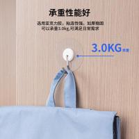 得力（deli） 19374 挂钩 承重3Kg 4个/卡（单位：卡）白色