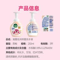 滴露（Dettol） 西柚香型 草莓熊限定版 泡沫抑菌洗手液 250ml (单位:瓶) 新老包装随机