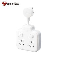 公牛（BULL） GN-97223 电源转换器 4位分控无线插座 2500W 白色 (单位:个)