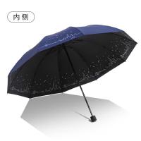 天堂31157E  城市星空 三折晴雨伞 70*122cm 颜色随机（单位：把）