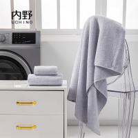 内野 素雅织意浴面巾三件套 HU-HY07J07 浴巾70*140cm*1面巾34*75cm*1方巾34*35cm*1 (单位:盒)