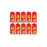 多家宜（DUOJIAYI） 春联福袋 YC-TY001 对联21*120cm*1副 红包8.7*16.6cm*10个 福字35*35cm*2个 窗花34*34cm*2个 福袋36*42cm*1个 100套/箱 (单位:套) 红色