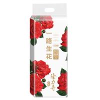 隆力奇 悬挂抽面巾纸 四层 一路生花 175mm*137mm*4层*315抽 (单位:提)