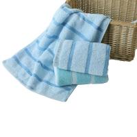 金号（KING SHORE）双条毛巾盒装 AT007-3 60*30cm*2 蓝色1+蓝色2 （单位:盒）