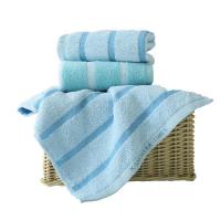 金号（KING SHORE）双条毛巾盒装 AT007-3 60*30cm*2 蓝色1+蓝色2 （单位:盒）