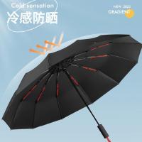 艾逸瑶选 YS-1847 朋克系列72骨抗风全自动晴雨伞 60cm*12K（单位：把）