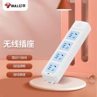 公牛（BULL）GN-414插座新国标无电源线 4位无线（单位：个）