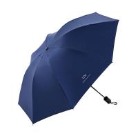 艾逸瑶选 YS-1831 博瑞黑胶晴雨伞 55cm*8K（单位：把）蓝色