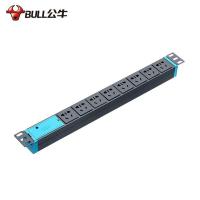 公牛（BULL） GNE-1080 PDU桌面电竞机柜插座 8位总控全长1.8米 ( 单位 :个)深灰色