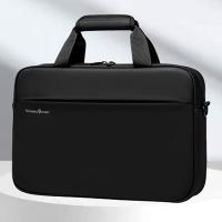 维多利亚旅行者（VICTORIATOURIST） V7008 单肩斜跨电脑包 尺寸:40*8*29cm  (单位：个 )黑色