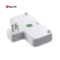 公牛（BULL） GN-96033 (新) 品字形一转三3位分控无线转换插座 2500W 白色 (单位:个)