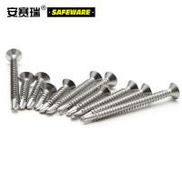 安赛瑞 22809 410不锈钢十字沉头燕尾自攻螺丝 4.2mm*25mm 300个/包 （单位：包）