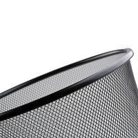 科力邦 KB3008 金属网垃圾桶 大号 直径295*高340mm（单位：个）黑色