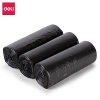 得力（deli） 18743 垃圾袋 50*60cm 30只/卷 3卷/包(单位：包) 黑色