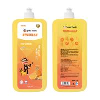 大嘴猴（Paul Frank） 甜橙苏打洗洁精除菌无磷果蔬清洗 洗洁精 1KG （单位:瓶）