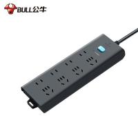 公牛（BULL） GN-H5440 插排 总控8位 3米（单位：个）黑色