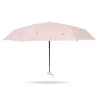 天堂 防紫外线阳伞五折 晴雨伞 53cm*6K 甜杏粉（单位：把）