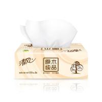 清风 抽取式面巾纸 原木系列 AR14GSY2 188mm*136mm*3层*120抽*20包 (单位:箱)