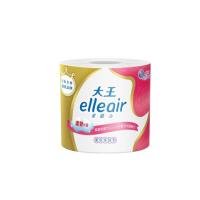 大王爱璐儿（elleair） 柔软亲肤型 卷筒卫生纸 四层101mm*114mm/节 10卷/提 8提/箱 (单位:提) 白
