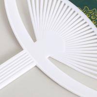 爱萝兔 手持团扇 可定制LOGO ALT-TS88 33*24cm 100把/箱 (单位:把) 1000把起订 白色