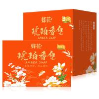 蜂花（BEE&FLOWER） 盒装系列 保湿滋润 琥珀香皂 105克*3块 16盒/箱 (单位:盒)
