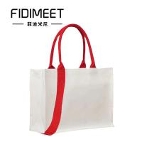 菲迪米尼 飘带帆布袋 FDMN-PDB02 34*27*13cm (单位:个) 多色随机