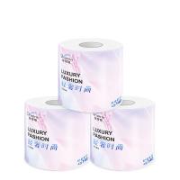 福泰强 有芯卷纸 绿锦瑞系列无香 TJ071301A 101mm*138mm/节  4层  10卷/提 6提/箱 (单位:提) 新老包装随机发货