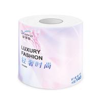 福泰强 有芯卷纸 绿锦瑞系列无香 TJ071301A 101mm*138mm/节  4层  10卷/提 6提/箱 (单位:提) 新老包装随机发货