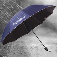 熙布集 23寸10骨手开三折晴雨伞 可定制LOGO FY-326 23寸10骨 28*6*6cm (单位:把) 起订量100把 颜色随机