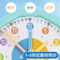 晨光（M&G） 儿童钟点钟表学习器 三针联动 ASD998K3 直径16.5cm (单位:个) 绿色