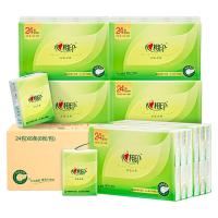 心相印（Mind Act Upon Mind） 茶语丝享超迷你4层6片 手帕纸 24包*6条 （单位:箱）