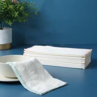美丽雅（MARYYA） HC070806 加厚棉柔抹布 30*30cm*10片  (单位：包 )白色(缝边多色,随机发送)