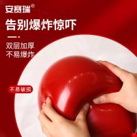 安赛瑞 SC50080 气球 10寸 双层宝石红30个+金色亮片10个+金色10个（单位：包）