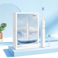 美的（Midea） MC-AJ0101 声波电动牙刷 IPX7 (单位: 支)冰川白 刷头*2
