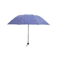 斯弥儿 SMR-JJYS005 涤丝格雨伞 65CM*10骨（单位：把）蓝白格