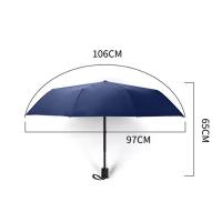 斯弥儿 SMR-03YS 黑胶晴雨伞 56cm*8K（单位：把）藏青色