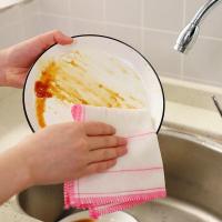 艾逸瑶选 JQ-0084 逸洁纱网洗碗布3片装 300mm*300mm（单位：袋）颜色随机 新老包装随机发货