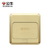 公牛（BULL） GD1Z223 插座面板 全铜5孔地脚插（开启式） （单位:个）