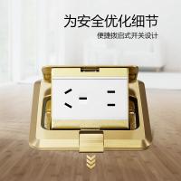 公牛（BULL） GD1Z223 插座面板 全铜5孔地脚插（开启式） （单位:个）