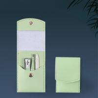 艾逸瑶选 GJ-8011 瑞吉尔马卡龙修容修甲工具4件套 11cm*7.5cm（单位：套）绿色