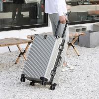 艾逸瑶选 XB-1850 复古铝框拉杆箱 20寸 (单位:个)