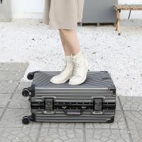 艾逸瑶选 XB-1850 复古铝框拉杆箱 20寸 (单位:个)