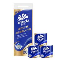维达（Vinda） V4073 卷筒卫生纸 四层  200g/卷 10卷/提 6提/箱  （单位：提） 新老包装交替发货